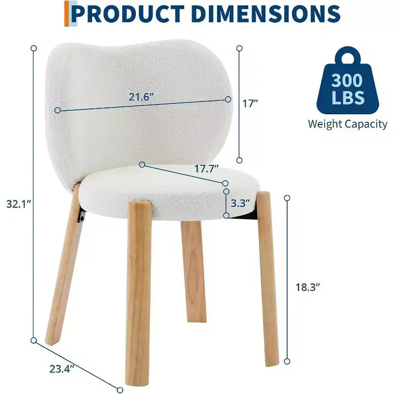 Sedia da Toilette Carina con Schienale a Cuore, Sgabello Moderno in Tessuto Teddy per Toeletta, Casa, Ufficio, Camera da Letto, Sala da Pranzo e Soggiorno