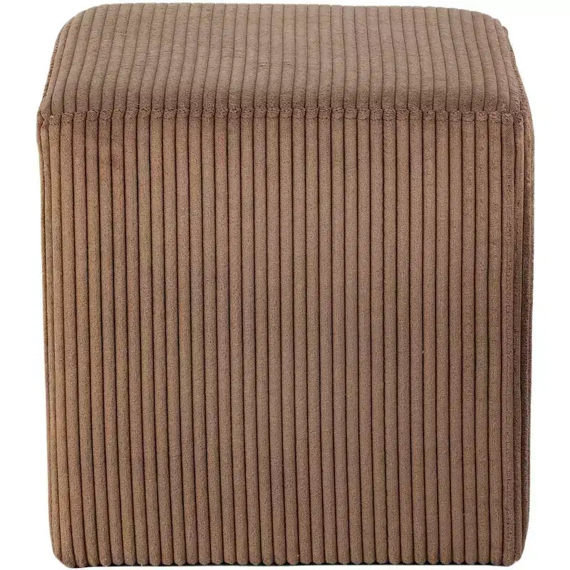 Poggiapiedi/sgabello in microsuede