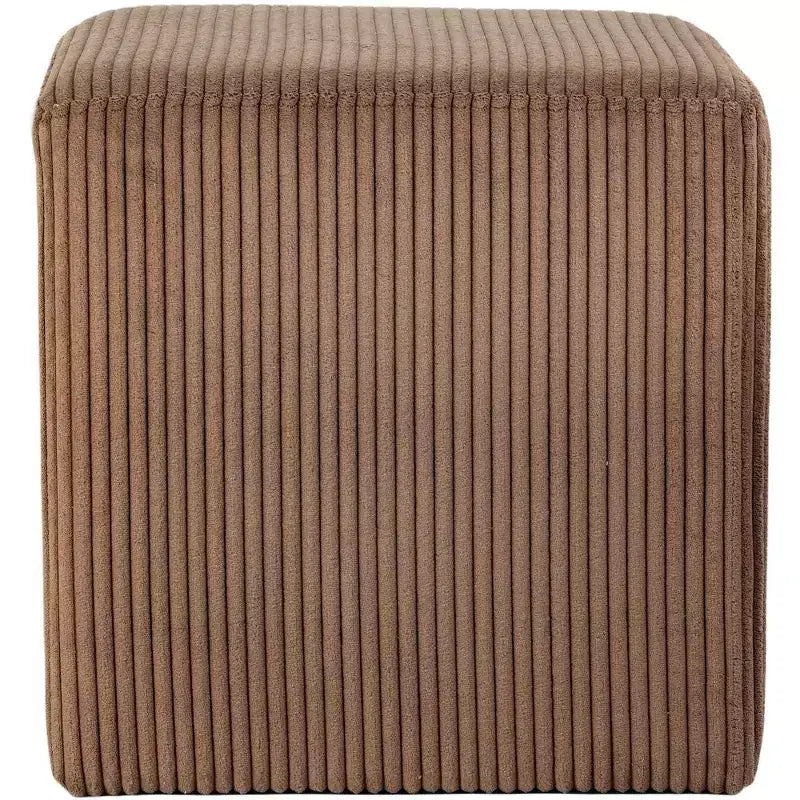 Poggiapiedi/sgabello in microsuede
