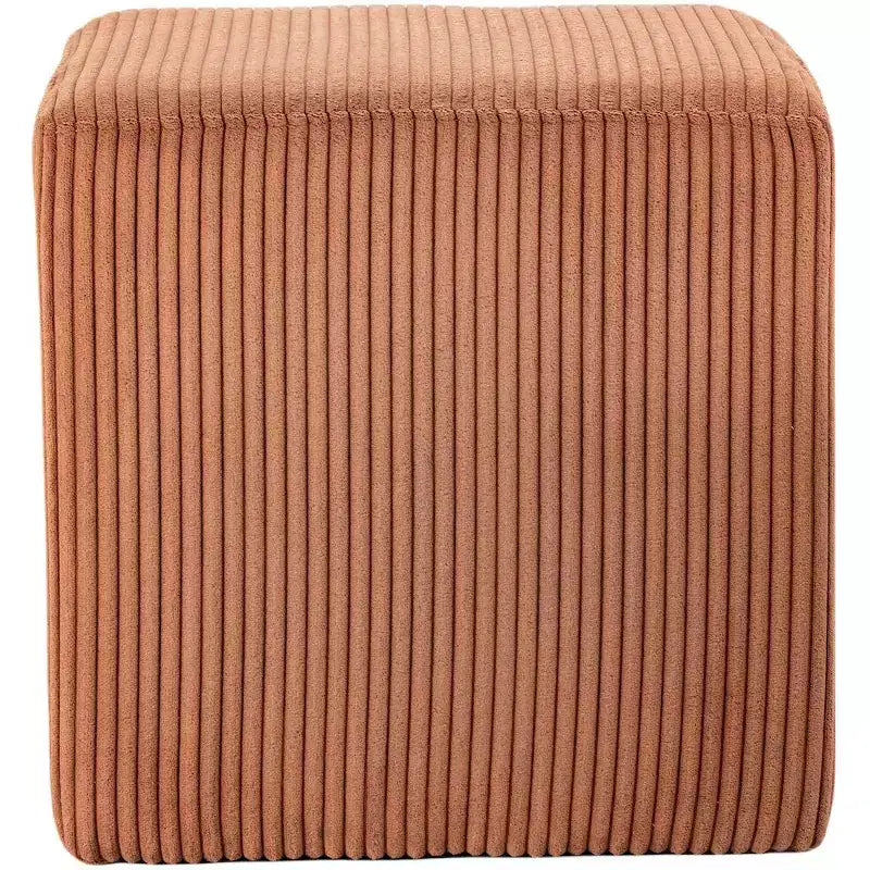 Poggiapiedi/sgabello in microsuede