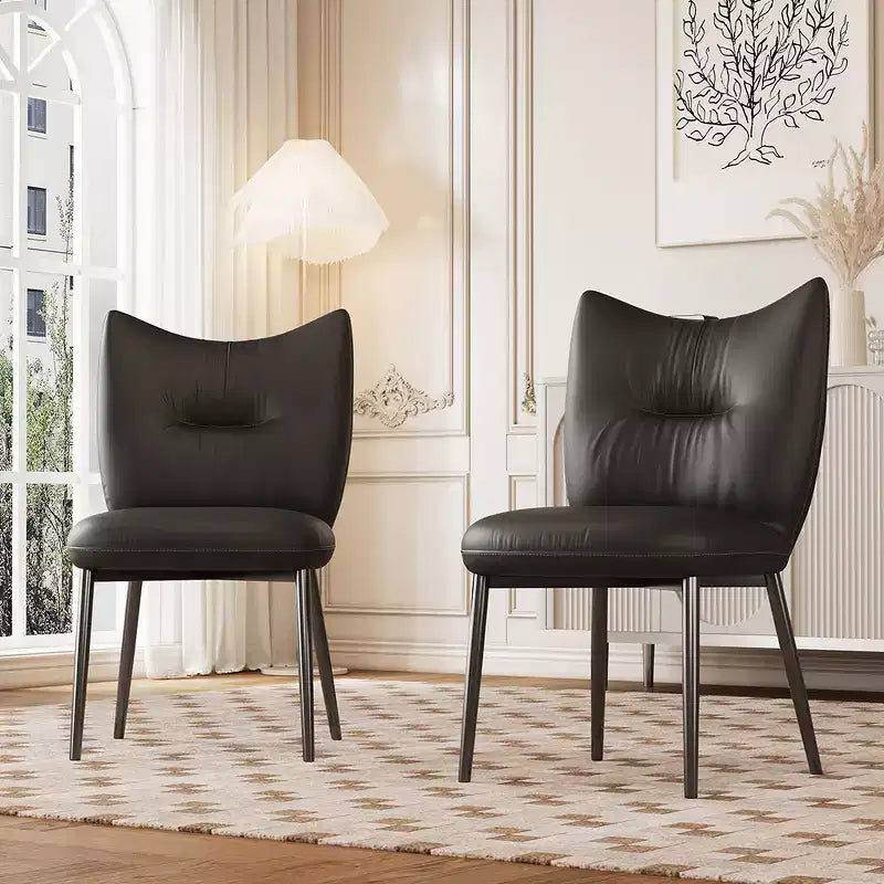 Gaoyangjiaju 19.29 in. Modern Microfiber Leather Dining Chair