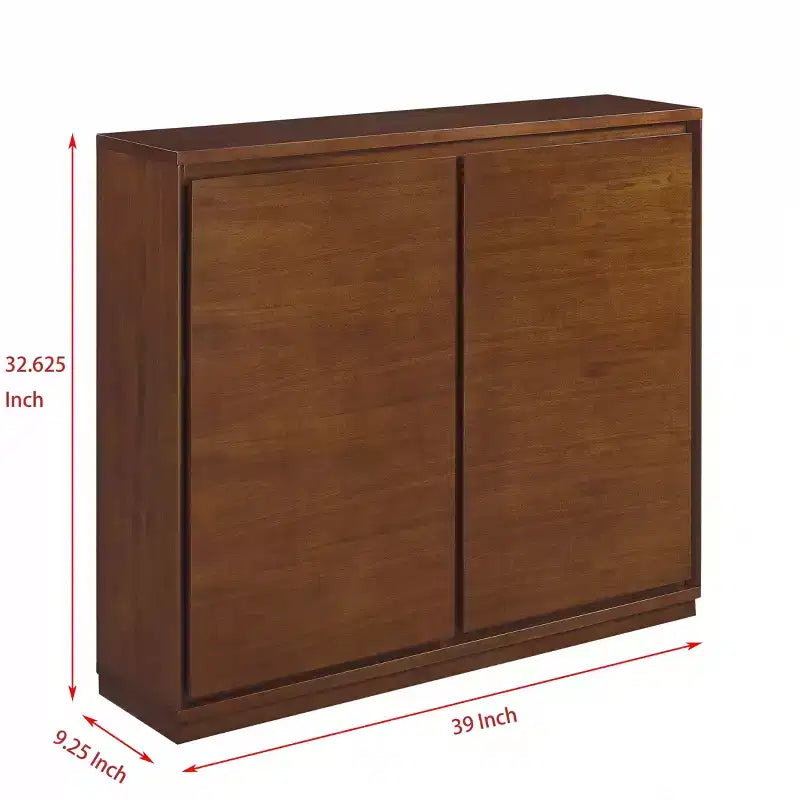 Credenza da 99 cm in noce con 2 fori per prese – Cucina e Soggiorno