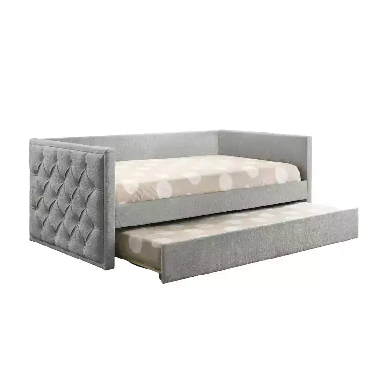 Modern Twin Divano Letto con Letto Estraibile e Piattaforma Predisposta per Materasso
