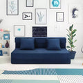 Folding Sofa Bed with Pillow, Convertible Sleeper Chair Folding Sofa Mattress