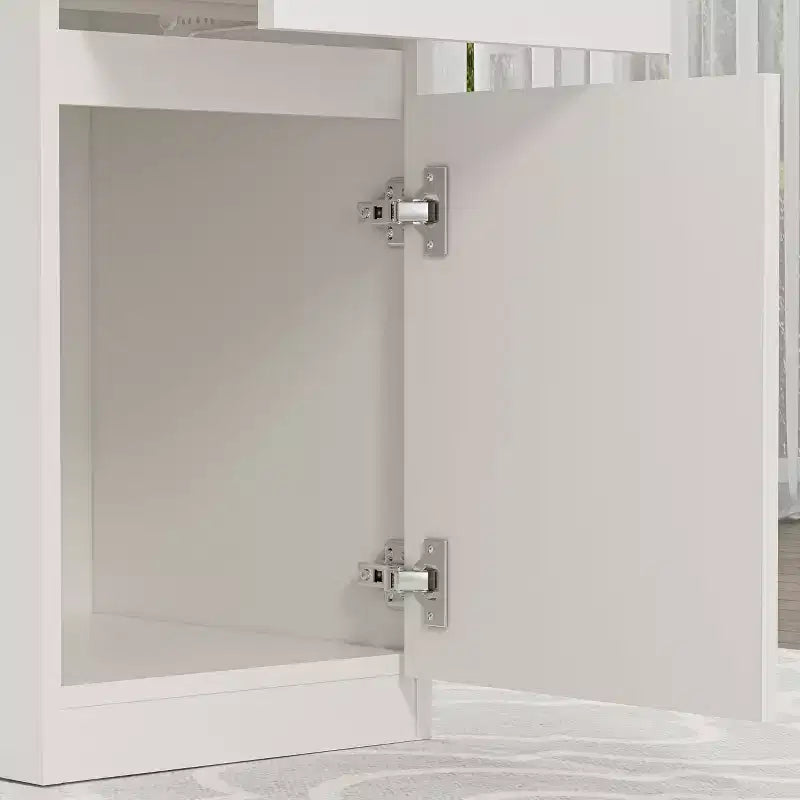 Scrivania da 43" per ufficio con cassetti – Bianco