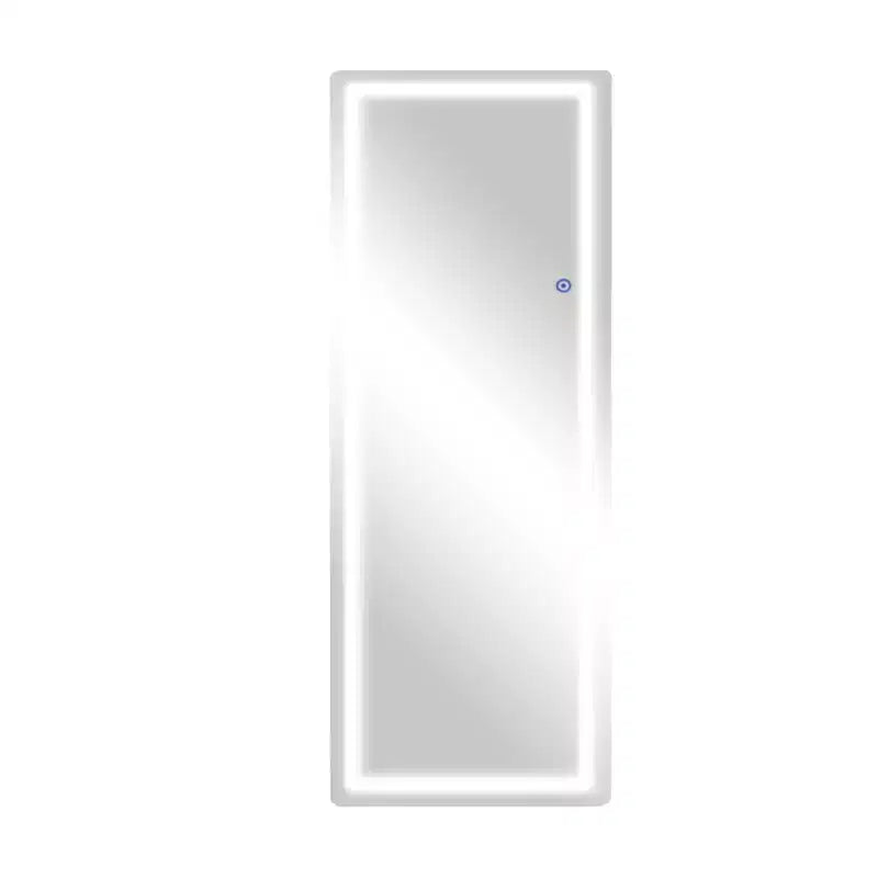 Aluminum Alloy Full Body Rectangle Mirror with Stand 15.75''x62.99''