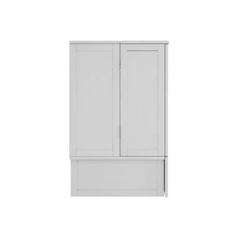Letto a scomparsa Queen con telaio in legno massello, cassetti e caricatore integrato 62,05''x39,76''