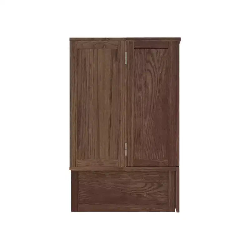Letto a scomparsa Queen con telaio in legno massello, cassetti e caricatore integrato 62,05''x39,76''