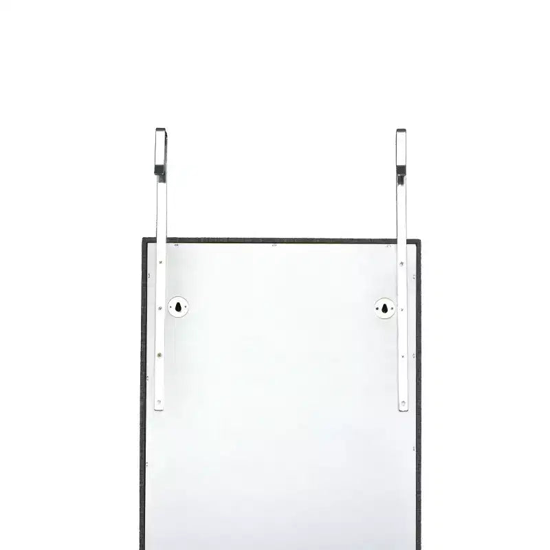 Specchio a figura intera da parete in MDF con portagioie e serratura di sicurezza 14,3''x43,3''