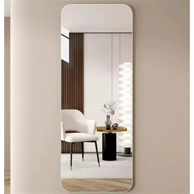 Metal Frame Full Body Wall Mirror with Round Corners 23.62''x64.9''