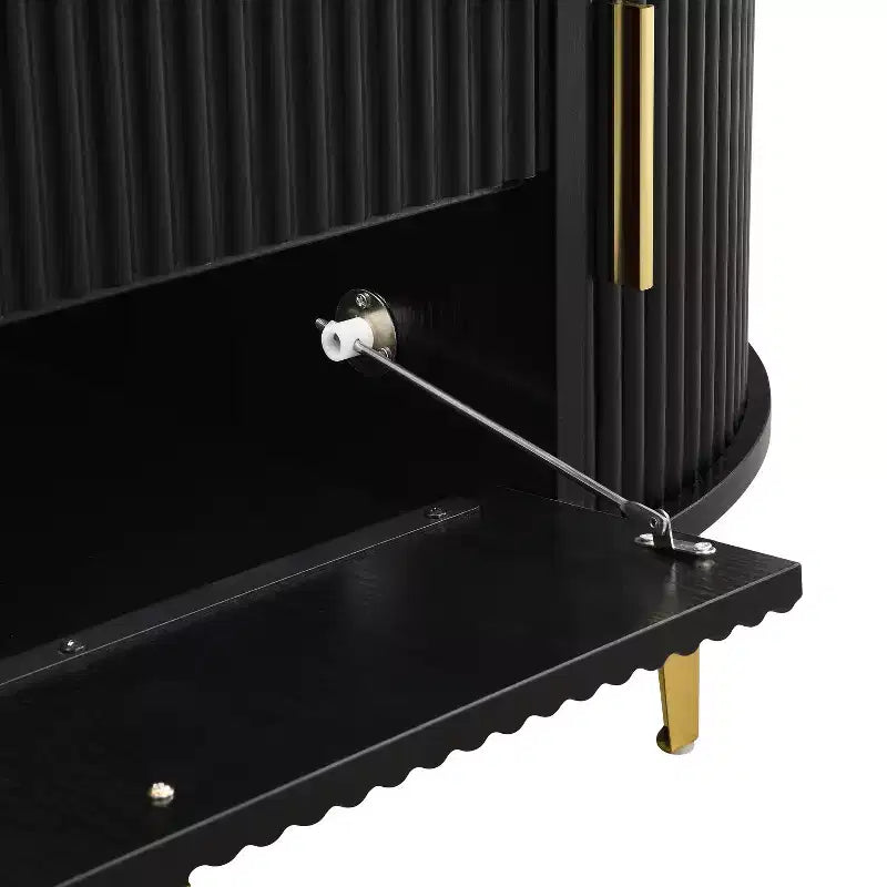 Tavolino con Ripiano Sollevabile in MDF e Vano Portaoggetti Nascosto 120x56x46 cm