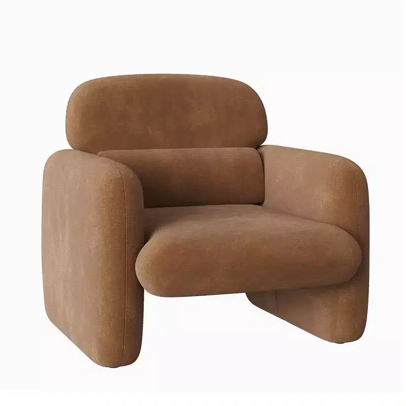 Poltrona moderna, Poltrona divano con struttura in legno, Comoda poltrona da lettura per soggiorno, camera da letto, appartamento, angolo
