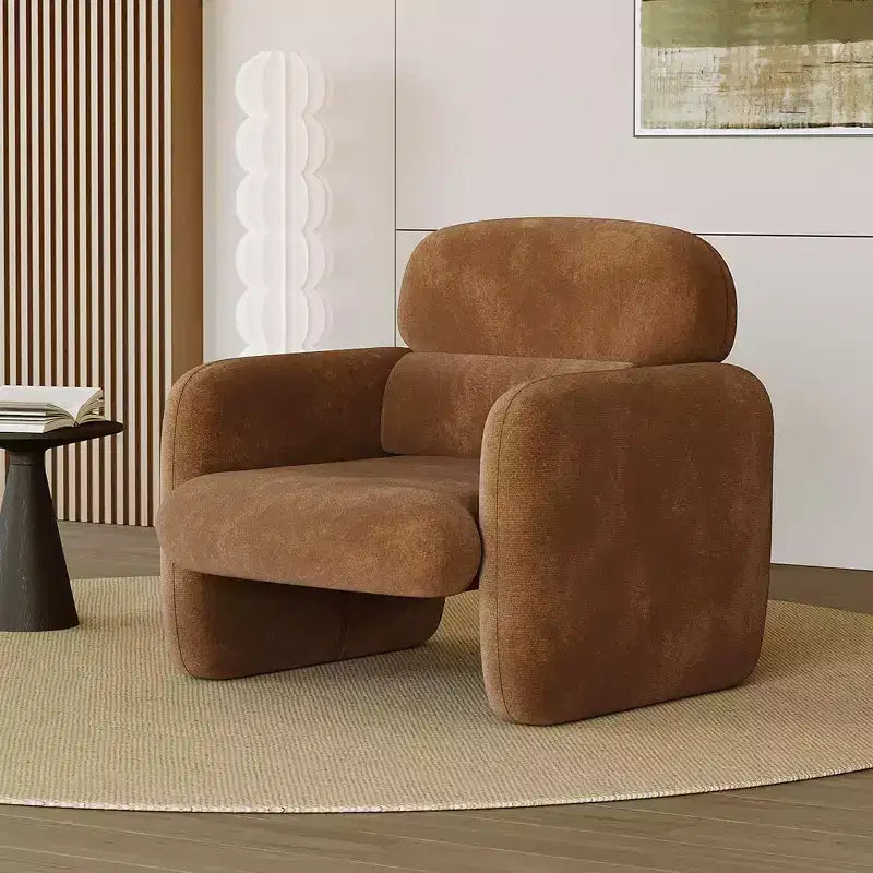 Poltrona moderna, Poltrona divano con struttura in legno, Comoda poltrona da lettura per soggiorno, camera da letto, appartamento, angolo