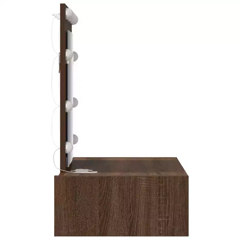 Toeletta moderna minimalista con specchio e cassetti portaoggetti