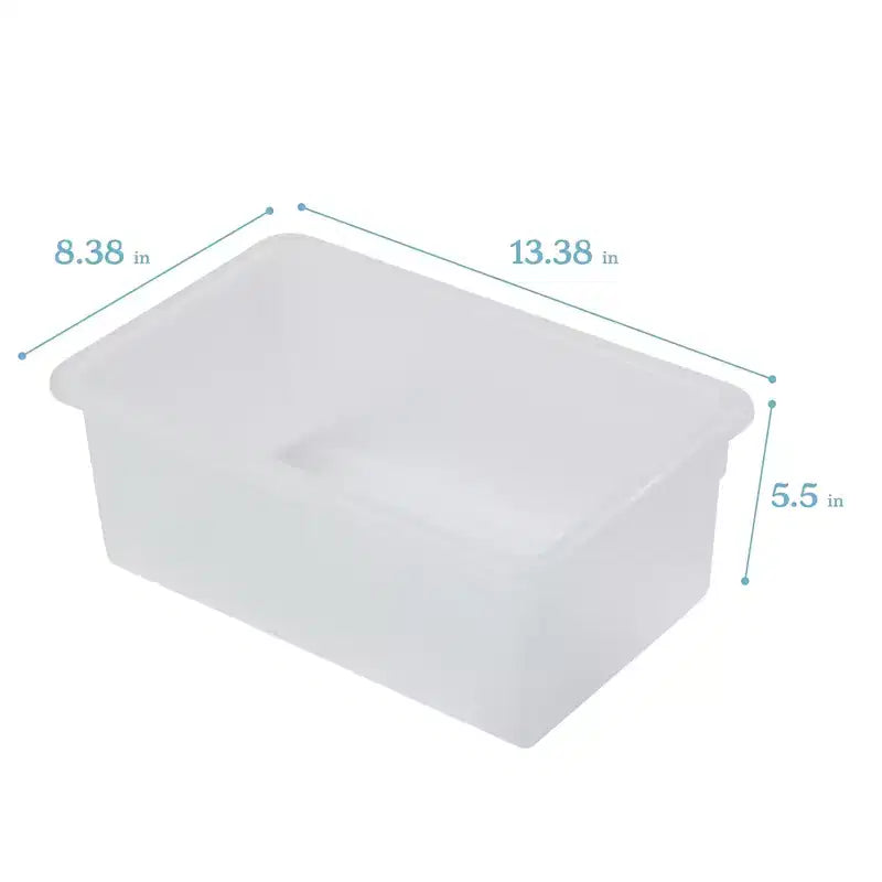 Torre portaoggetti mobile a 20 scomparti con 20 contenitori e coperchi, organizer per bambini 5x4