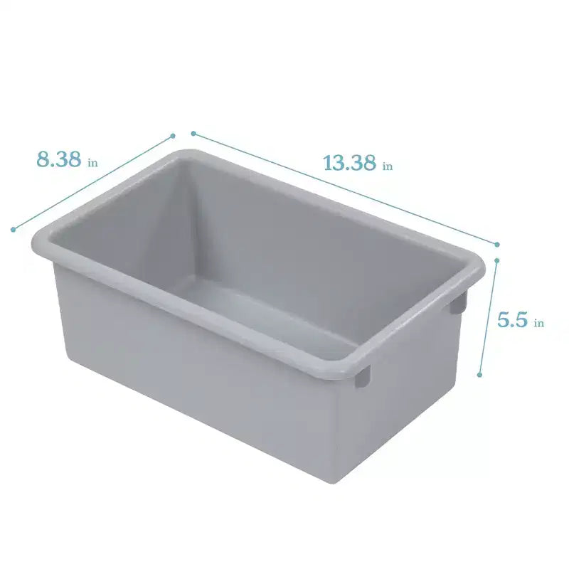 Torre portaoggetti mobile a 20 scomparti con 20 contenitori e coperchi, organizer per bambini 5x4