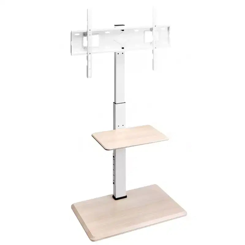 Carrello TV mobile in acciaio con supporto girevole per TV da 32-70 pollici 15''x26''x63.8''