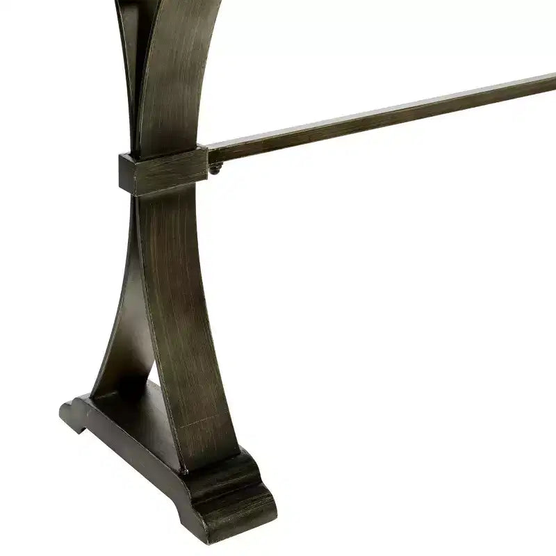 Consolle Industriale in Legno Marrone 