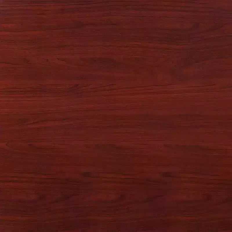 Piano del tavolo rotondo lucido in resina da 48" con bordo a goccia spesso 2"