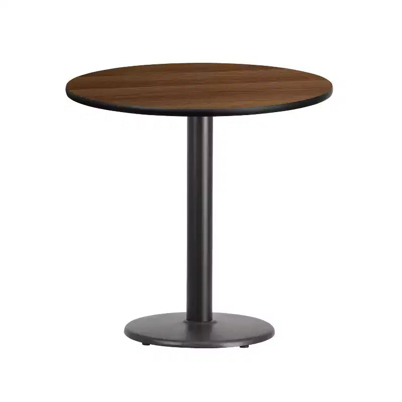 Emma and Oliver 30 Round Laminate Table Top with 18 Round Table Height Base