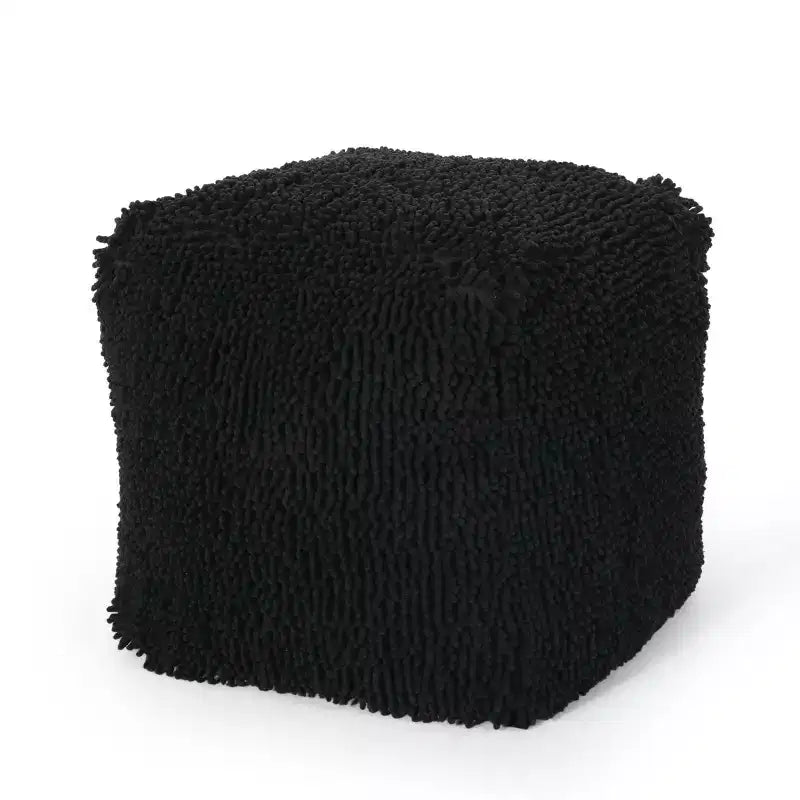 Moloney Modern Microfiber Chenille Cube Pouf - Christopher Knight Home