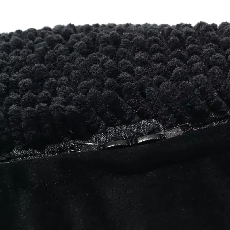 Pouf cubo ottomano moderno in ciniglia microfibra – Complemento d'arredo per soggiorno
