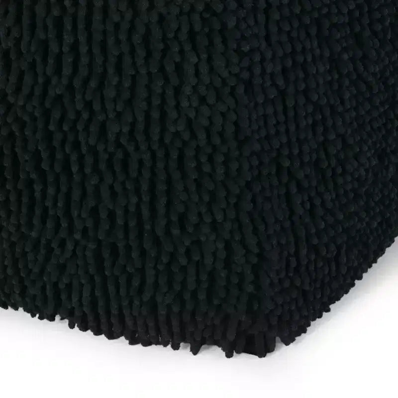 Pouf cubo ottomano moderno in ciniglia microfibra – Complemento d'arredo per soggiorno