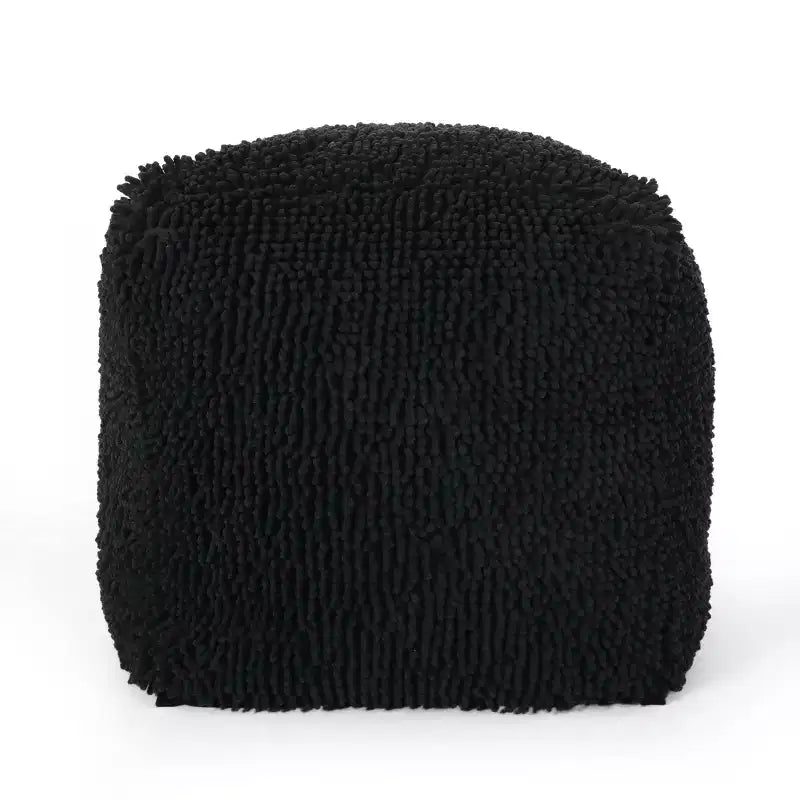 Pouf cubo ottomano moderno in ciniglia microfibra – Complemento d'arredo per soggiorno