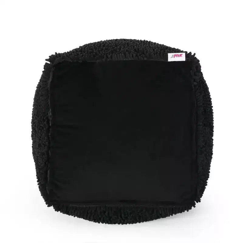 Pouf cubo ottomano moderno in ciniglia microfibra – Complemento d'arredo per soggiorno