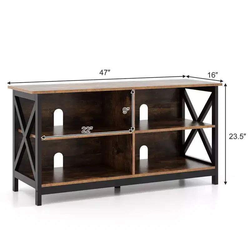 Mobile TV in MDF Porta TV Media Center per TV fino a 55 Pollici 47''x16''x23.5''
