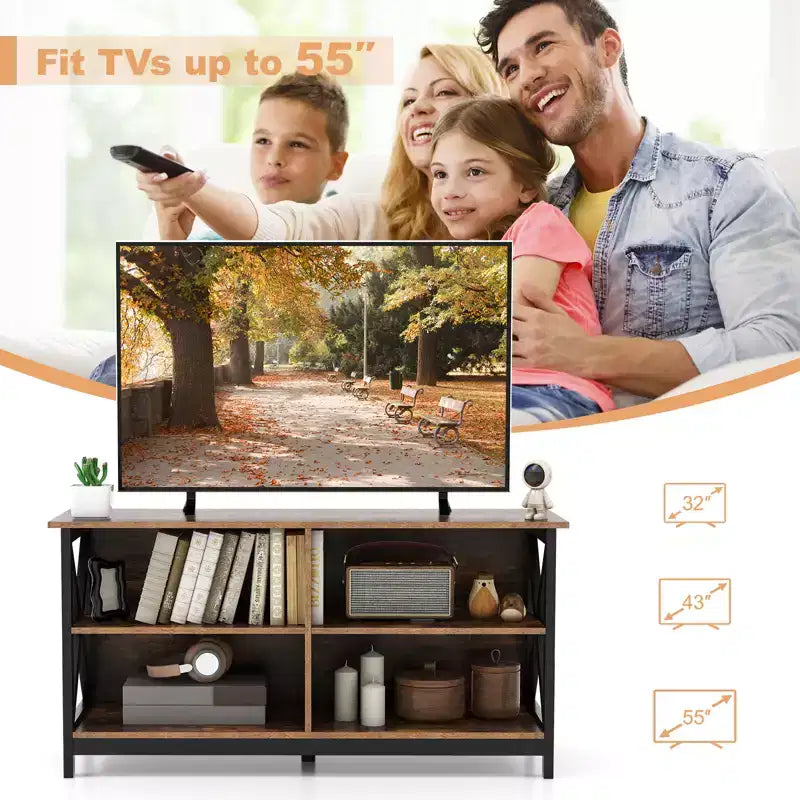 Mobile TV in MDF Porta TV Media Center per TV fino a 55 Pollici 47''x16''x23.5''