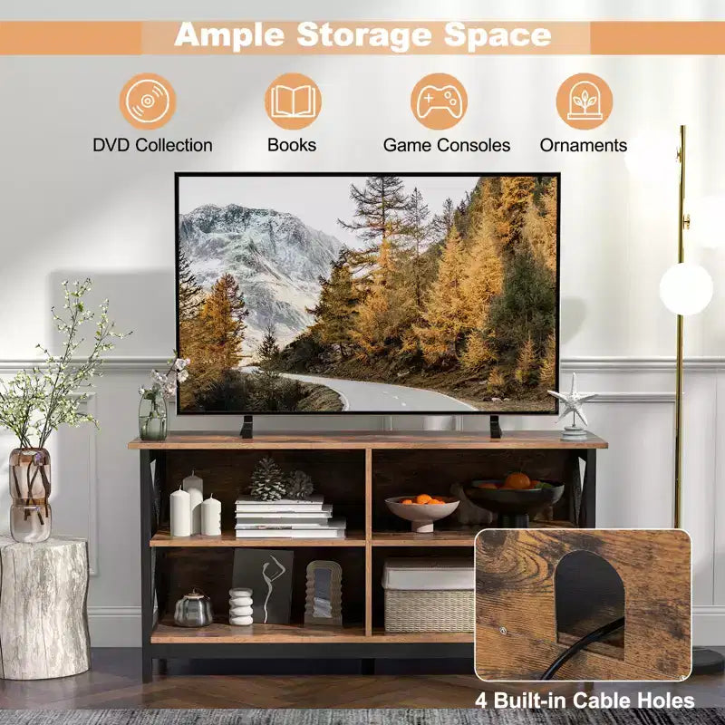 Mobile TV in MDF Porta TV Media Center per TV fino a 55 Pollici 47''x16''x23.5''