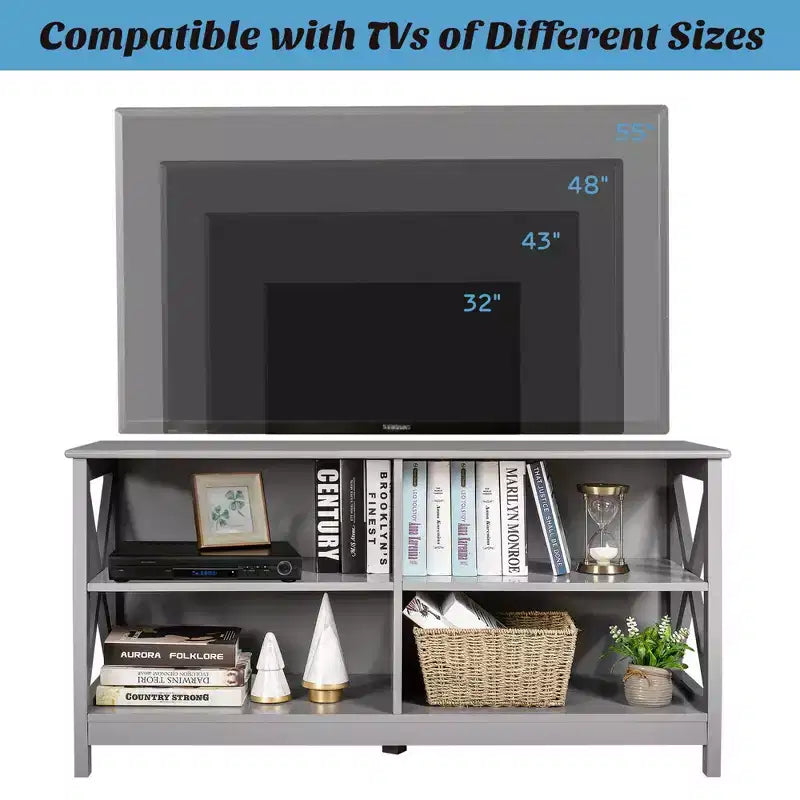 Mobile TV in MDF Porta TV Media Center per TV fino a 55 Pollici 47''x16''x23.5''
