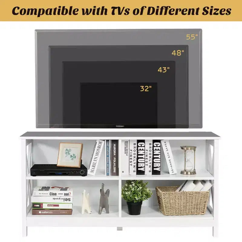 Mobile TV in MDF Porta TV Media Center per TV fino a 55 Pollici 47''x16''x23.5''