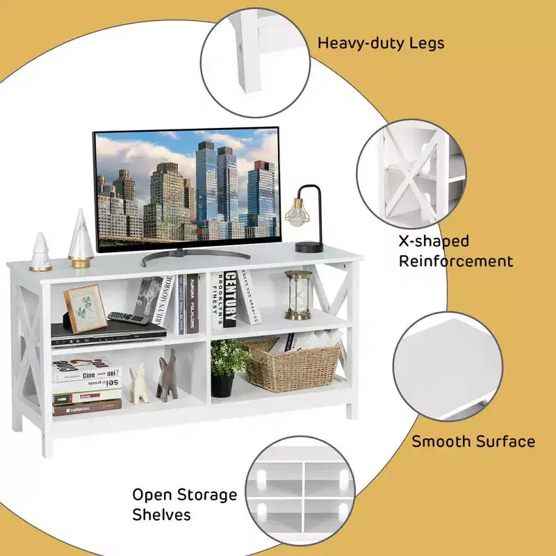 Mobile TV in MDF Porta TV Media Center per TV fino a 55 Pollici 47''x16''x23.5''