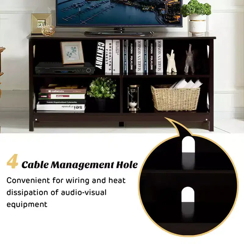 Mobile TV in MDF Porta TV Media Center per TV fino a 55 Pollici 47''x16''x23.5''