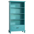 Libreria in Legno a 6 Ripiani Autoportante con Cassetto 85x35x180 cm