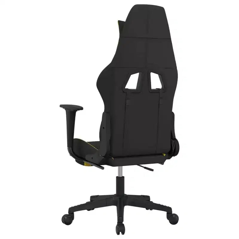 Fabric and Metal Gaming Chair with Footrest Adjustable Height and Backrest 25.2''x23.58''x50''