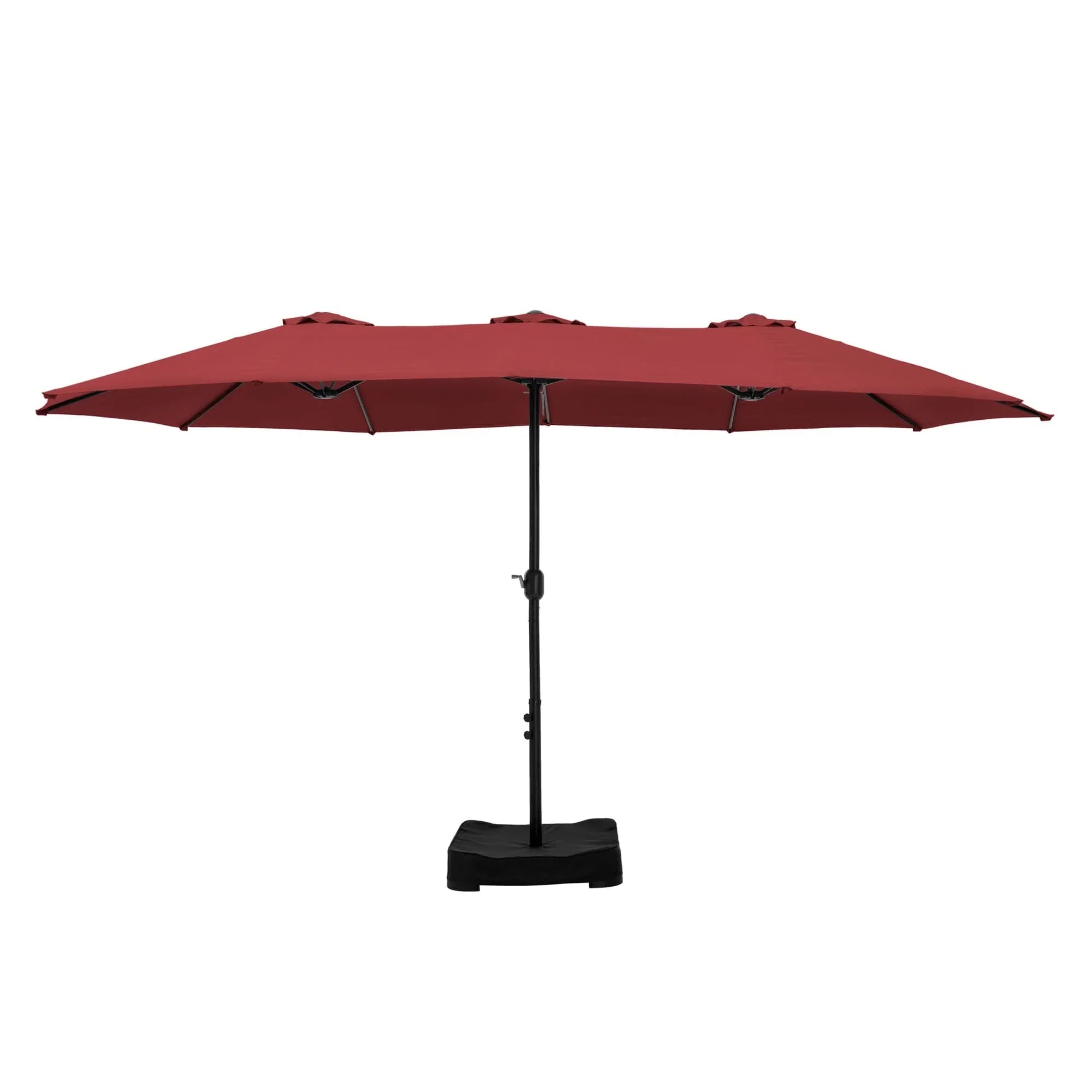 MAISON ARTS Ombrellone Doppio da 4,5 m, Extra Large, per Patio, con Base Inclusa
