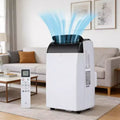 Condizionatore d'aria GustoWave 14000 BTU con telecomando, unità AC portatile per ambienti fino a 70 m², Bianco/Nero