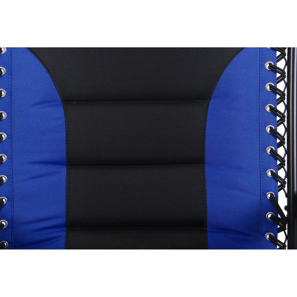 Sedia a sdraio oversize XL imbottita con gravità zero, bracciolo più largo, reclinabile regolabile con portabicchieri - N/D